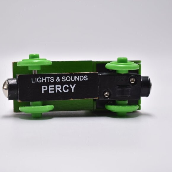 Thomas & Friends Wooden Railway Magnetic Percy 6 Lights & Sounds 2003 Tested - Picture 8 of 8